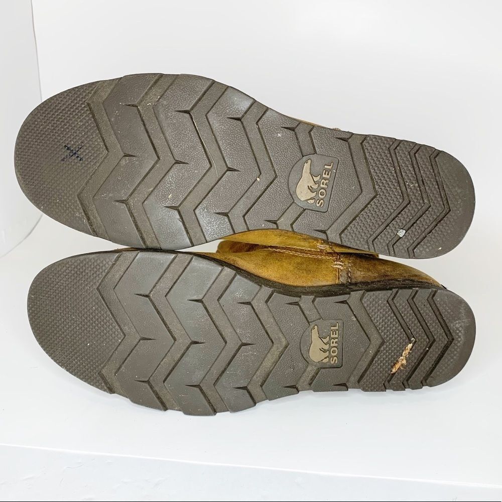 SOREL Major Pull on‎ Grizzly Bear Tan Boots Sz 6 - Picture 7 of 7